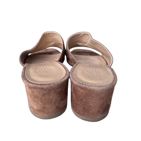 Maryam Nassir Zadeh Sophie Slide Suede Mule Sandals Whiskey Brown 39.5 Italy - Picture 5 of 9